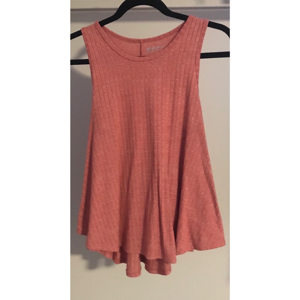 Pink sleeveless shirt